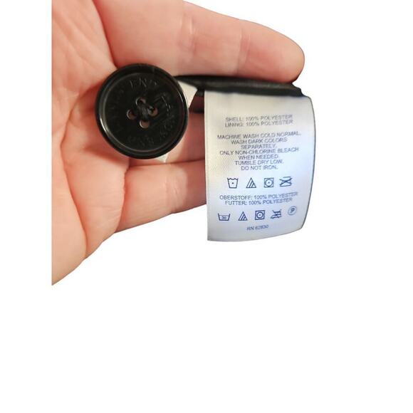 Lands' End Black Peacoat Sweater Women's Sz Medium - Picture 5 of 6